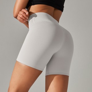 YWBIN Quần đùi thể thao nữ chất lthun lạnh  cao cấp  - Quần tập Gym, tập yoga dành cho nữ