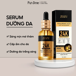 Serum dưỡng da mặt zozu FUNDINE trắng sáng mờ thâm dưỡng ẩm sâu giảm mụn không bết dính 30ml