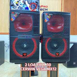 Đôi Loa Karaoke Bass 30 Vega MX12 2000W Từ 170 - Treble 450 (Tặng Dây-Khẩu), Loa Full 30 -H2Pro Tech