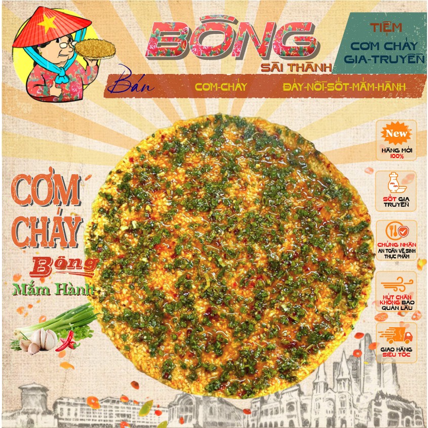 CƠM CHÁY ĐÁY NỒI SỐT MẮM HÀNH