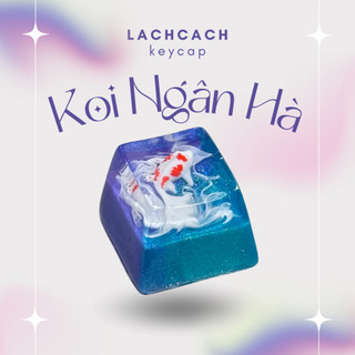 Keycap koi dải ngân hà | keycap bàn phím cơ | keycap handmade