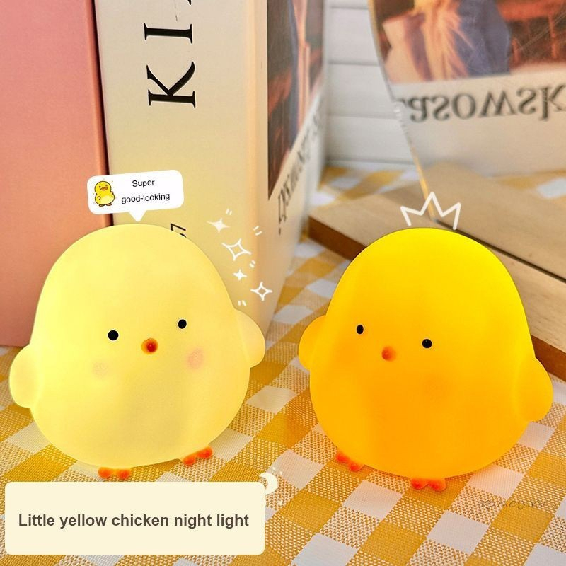 Gà Trang Trí Bánh Sinh Nhật, Gà Con Trang Trí Bánh Kem Có Đèn