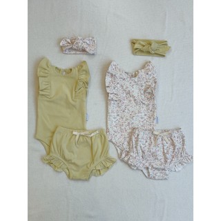 Set Wing Bodysuit và Frill Cover (Set Đồ Cánh Tiên Bé Gái) macro & micro