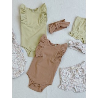 Set Wing Bodysuit và Frill Cover (Set Đồ Cánh Tiên Bé Gái) macro & micro