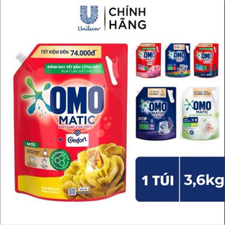 Nước giặt o mo 3,6 kg cửa trên và dưới
