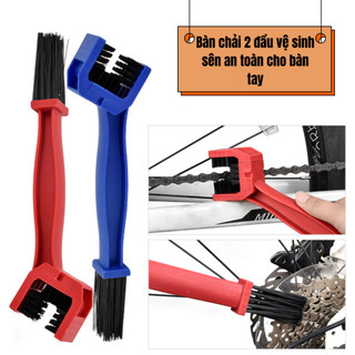 Bàn chải cọ sên 3d vệ sinh nhông sên dĩa an toàn cho tay