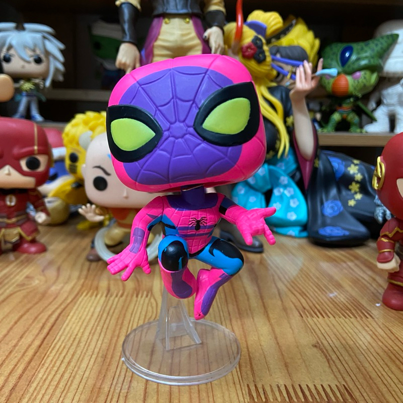 Mô hình Funko Marvel - Spider man / Blacklight (2nd Nobox real)