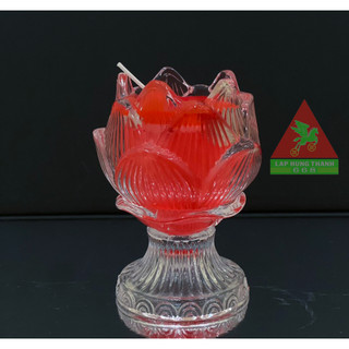 Nến Sáp Bơ Hoa Sen (Đế Cao)