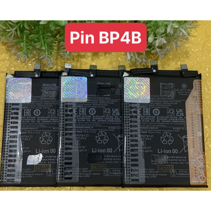 Pin xiaomi 12lite / Mi 12 lite / Pin thay thế điện thoại xiaomi mi 12 lite / BP4B zin mới