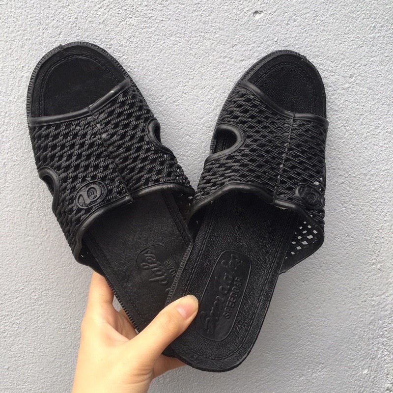 [❌Freeship❌] Dép Tổ Ong Đen – Đi Nhà Tắm, Văn Phòng, Ngoài Trời, Chống Trượt Hiệu Quả 88300 SHOP BUÔN 88