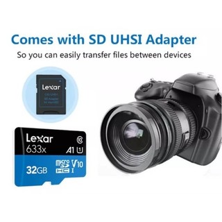  Thẻ nhớ MicroSD Lexar 32GB/ 64GB/128GB class 10 UHS-I - tốc độ100MB/s, dùng cho camera, máy ảnh, máy quay