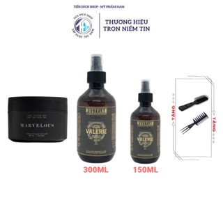 Sáp Vuốt Tóc Rusty Lab Marvelous Matte Paste 50gr / Valerie 150ml và 300ml + Tặng Lược
