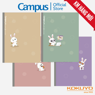 Vở gáy keo rabbit 4 oly nhỏ 2x2mm 96 trang khổ a5 chính hãng campus kokuyo