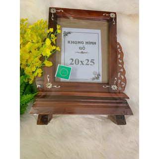 Khung hình gỗ thờ cao cấp 20x25 va 20x30