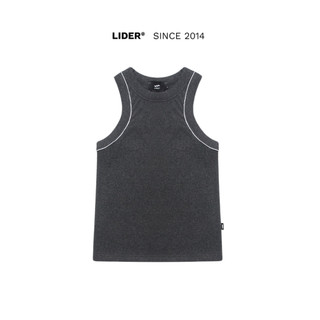 Áo ba lỗ len xám lider re9alia tank top - grey
