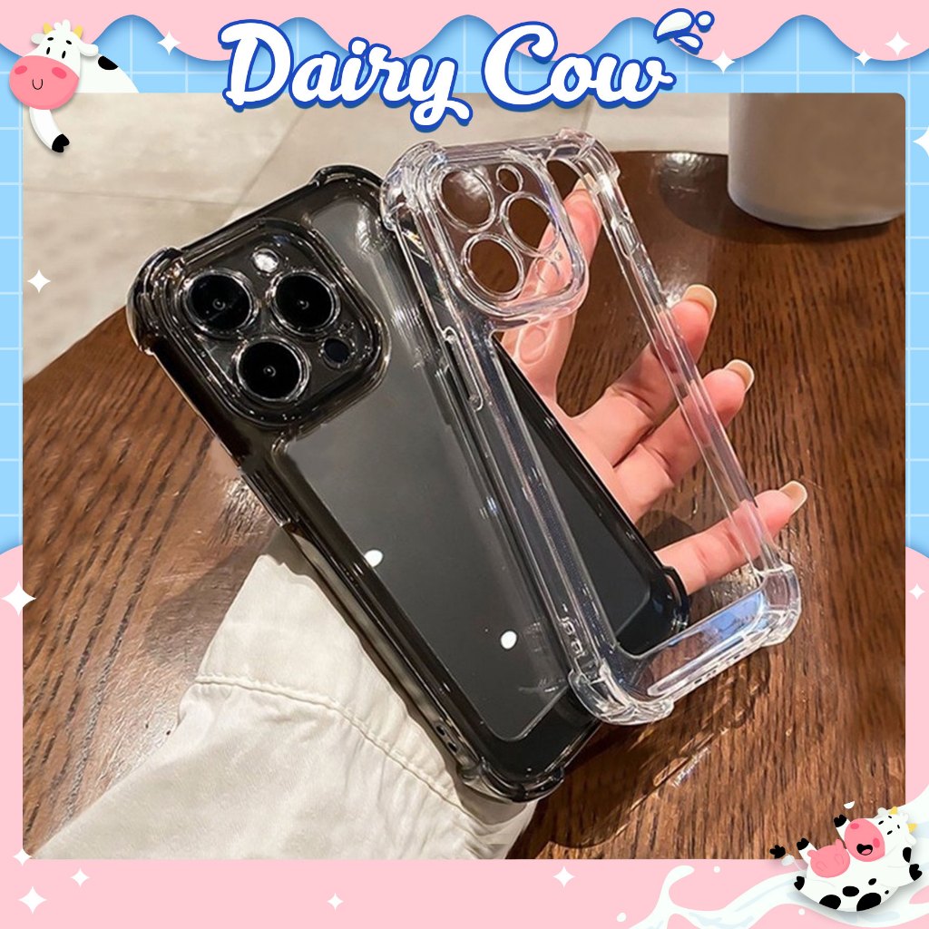 Ốp Lưng iPhone TPU Silicon Mềm 4 Góc Trong Suốt Chống Sốc, Bảo Vệ Camera- iP 6/7/8/Plus/X/XS/11/12/13/14/15/16/17Pro/Max