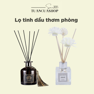 Lọ tinh dầu thơm phòng - hoa khô trang trí tuancuashop