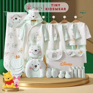  Set Quà Tặng Đầy Tháng Bé Trai Bé Gái Sơ Sinh Combo Set Đồ Sơ Sinh Cao Cấp Hình Gấu WPooh  DSN005  
