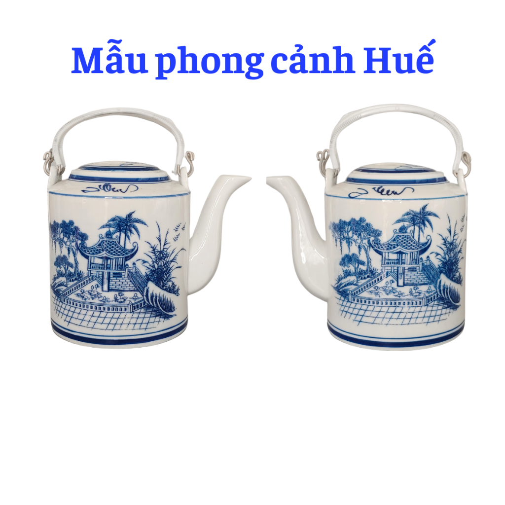 Ấm tích Bát Tràng,ấm tích ủ chè xanh, dành tích, tích trà 3l, ấm trà 3l,ấm hãm trà xanh, bình trà bằng sứ, ấm sứ