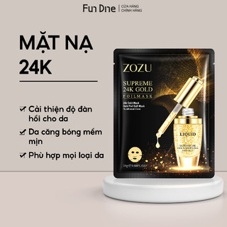 Mặt nạ dưỡng da zozu FUNDINE dưỡng ẩm dưỡng trắng cấp nước mờ thâm se khít lỗ chân lông chính hãng