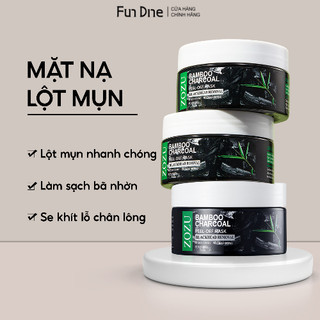 Mặt nạ than tre zozu FUNDINE lột mụn đầu đen làm sạch sâu giảm mụn thu nhỏ lỗ chân lông kiềm dầu