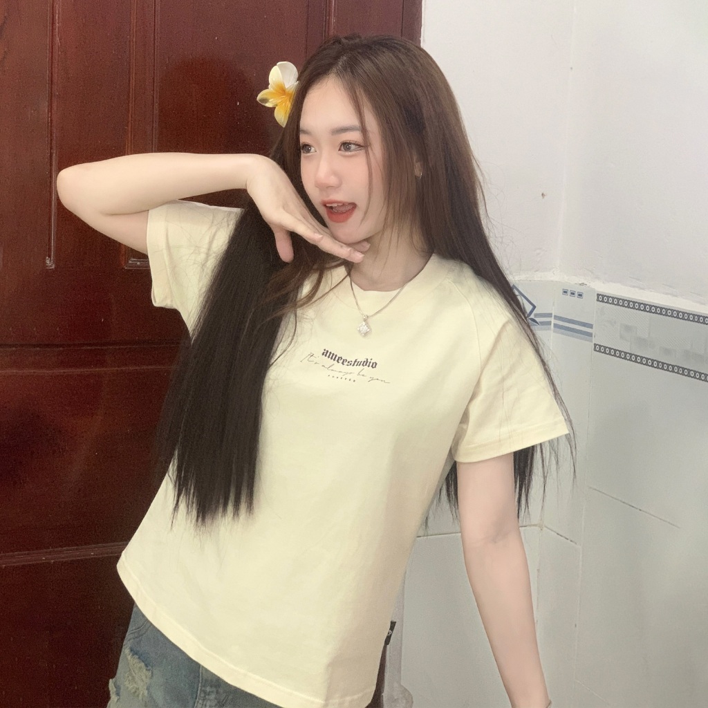 Áo thun Baby Tee Local Brand Amee Studio/ Always Be You 100% Cotton 250gsm | BigBuy360 - bigbuy360.vn
