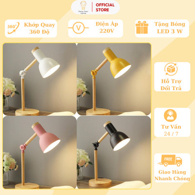 Đèn Bàn Học , Đèn Làm Việc Đọc Sách Energy Green Lighting Cao Cấp DB-3046 - Phù Hợp Bảo Vệ Đôi Mắt , Decor - BH 1 Năm