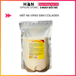 Mặt nạ vàng sâm collagen 24k | bột đắt mặt nạ vàng túi 500gr 1000gr