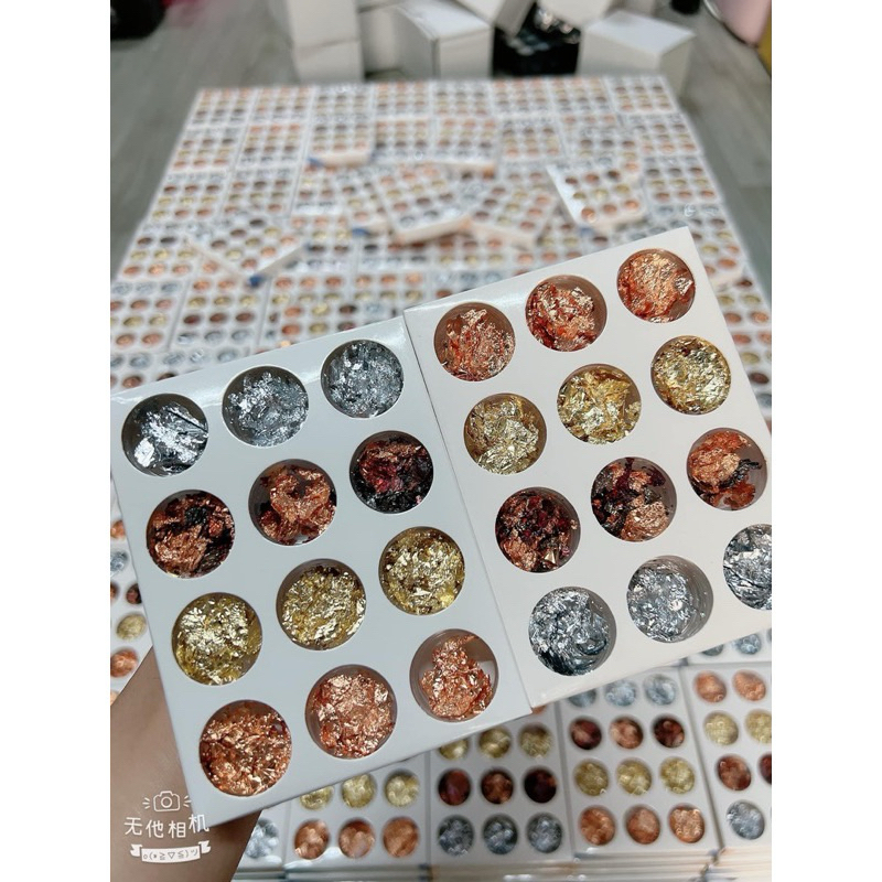 Giấy nhún ẩn mix màu 12 ô