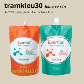 Kem dập duỗi tóc Everflor 500ml