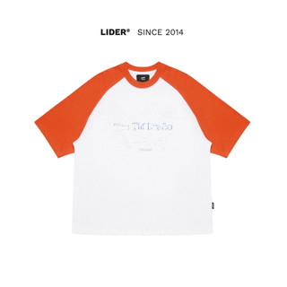 Áo thun rồng tay áo raglan 2 màu unisex lider draco raglan tee