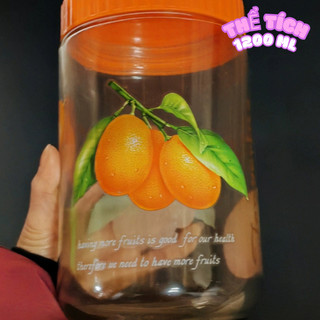 Hũ keo thủy tinh 1200ml,Hũ Gia Vị Thuỷ Tinh 1200ml, Keo Bông Thuỷ Tinh 1.2 lít