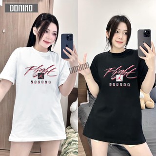 Áo Thun Jdan Flight Domino Đầy Đủ Tag Mac Chất Vải Dày 100% Cotton Định Lượng 250g