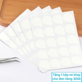 Miếng dán chuyên dụng dùng để đựng keo nối mi, dùng một lần, có thể đặt lên trán hoặc khay nối mi
