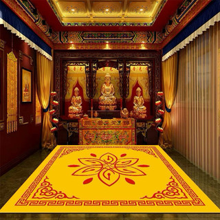 Thảm trải sàn nỉ lì bali cao cấp hoạ tiết 5D giành cho gian phòng thờ