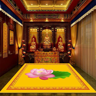 Thảm trải sàn nỉ lì bali cao cấp hoạ tiết 5D giành cho gian phòng thờ