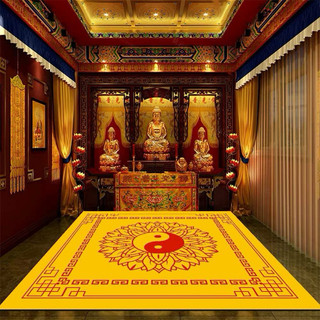 Thảm trải sàn nỉ lì bali cao cấp hoạ tiết 5D giành cho gian phòng thờ