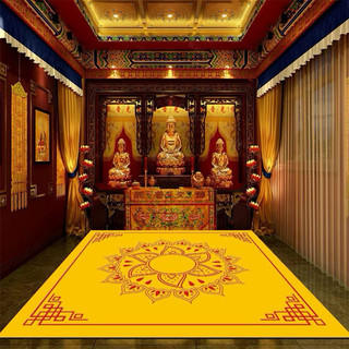 Thảm trải sàn nỉ lì bali cao cấp hoạ tiết 5D giành cho gian phòng thờ
