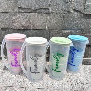 Bộ ca 4ly (1L6) Tân Lập Thành. Ca nhựa trong kèm 4 ly. Ca nhỏ gọn thích hợp cho những chuyến đi du lịch, dã ngoại.