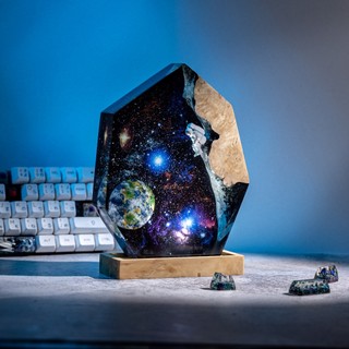 Đèn ngủ galaxy phi hành gia trang trí nhà cửa nghệ thuật thủ công cá nhân hoá độc đáo