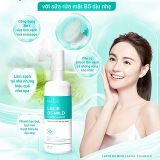Sữa Rửa Mặt B5 Dịu Nhẹ Cho Da Nhạy Cảm Dr.Lacir Cleanser DR02