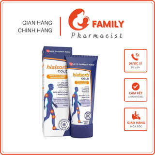 Gel xoa bóp giảm đau HIALSORB COLD - Hỗ trợ giảm đau, giảm viêm do bong gân, căng cơ, massage cơ