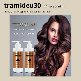 Kem Giữ Nếp Tóc Xoăn Otto Keunis Elixir Curl Cream chai 250ml