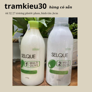 Thuốc uốn tóc oliu uốn lạnh selque obsidian cao cấp 410ml 530ml