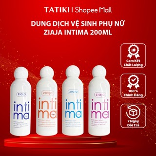 Dung Dịch Vệ Sinh Phụ Nữ Ziaja Intima Hỗ Trợ Dưỡng Ẩm Và Làm Sạch 200ml