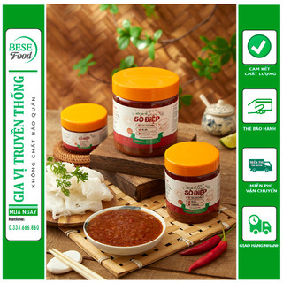 Sa tế tôm sò điệp thượng hạng ăn là mê, sốt trộn mì, phở, hủ tiếu, sốt chấm, tẩm ướp thịt tiện lợi