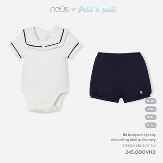  Body suit phối quần cho bé sơ sinh chất mềm mát