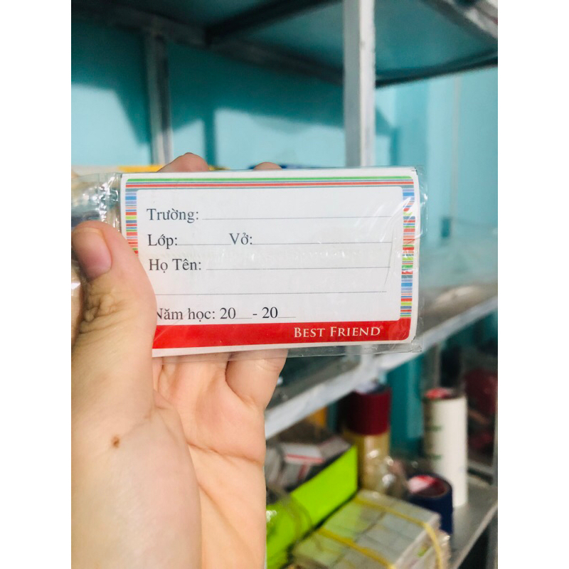 5 xấp nhãn tên