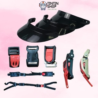 Chốt Cài Khóa, Lưỡi Trai Gắn Mũ Bảo Hiểm Nửa Đầu 1/2 Và 3/4