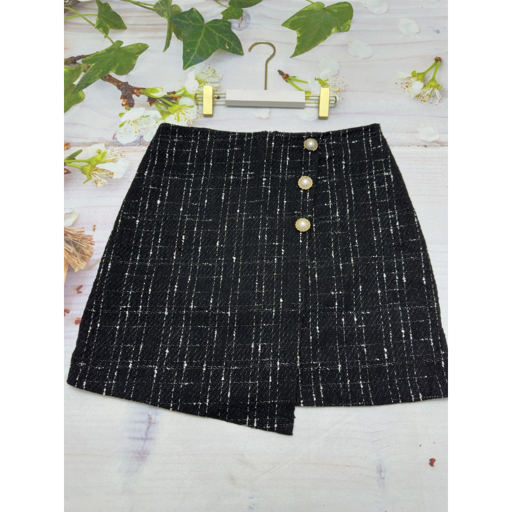 [Secondhand] - Chân váy dạ tweed G23.MT92 - Size XL